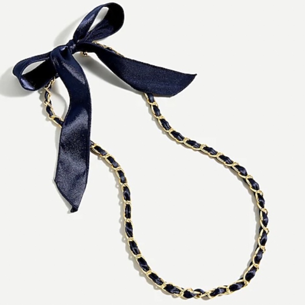 J. Crew NWT‎ Fabric Chain Necklace